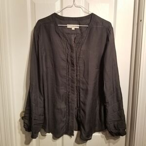 Ann Taylor Loft Long Sleeve Layering Blouse L